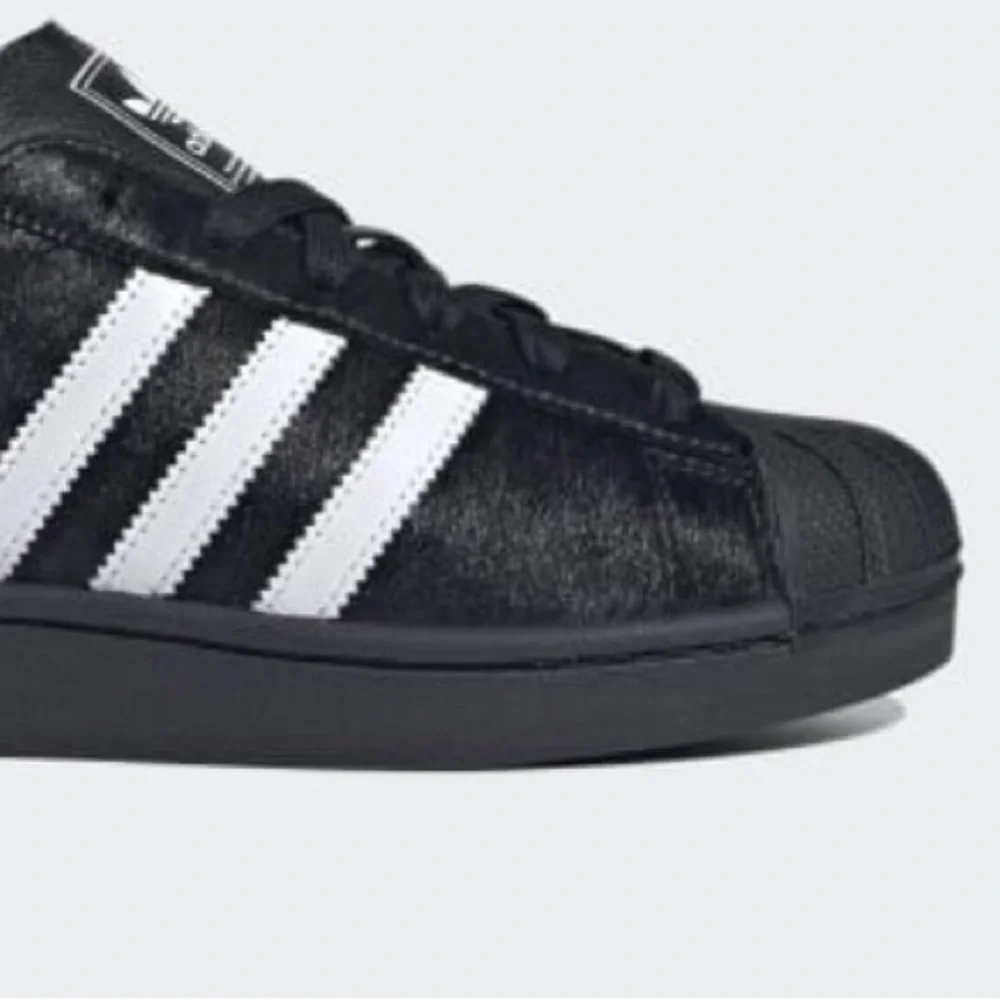 ADIDAS SUPERSTAR II PONY HAIR SNEAKERS